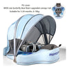 5th Upgraded Version Baby Float With Roof Swimming Ring