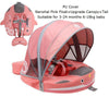 6th Upgraded Version Newest Baby Float With Roof Swimming Ring